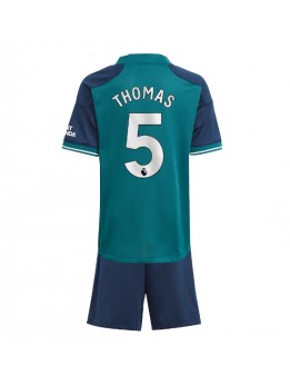 Arsenal Thomas Partey #5 Dječji Rezervni Dres kompleti 2023-24 Kratak Rukavima (+ kratke hlače)